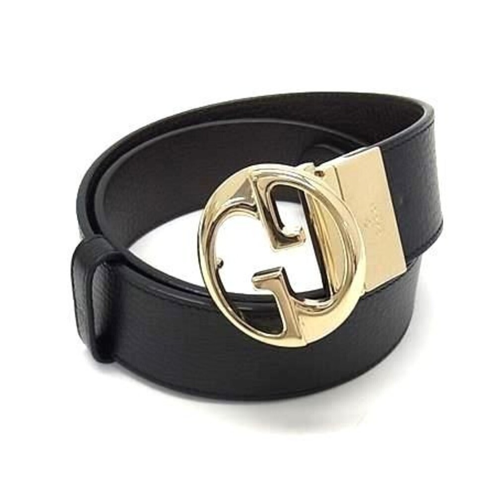 GUCCI Interlocking G Reversible Belt, 450000, Black x Brown Leather, Men's & ...